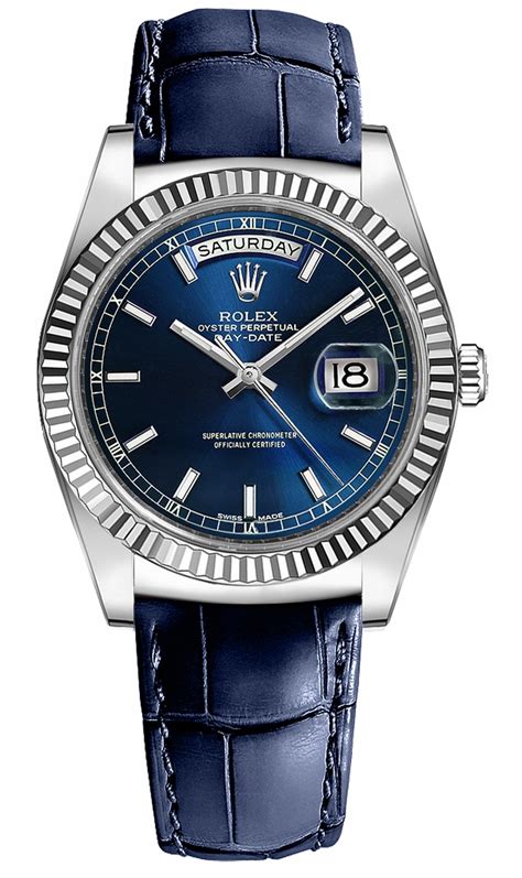 118139 rolex blue|rolex day date gold 36.